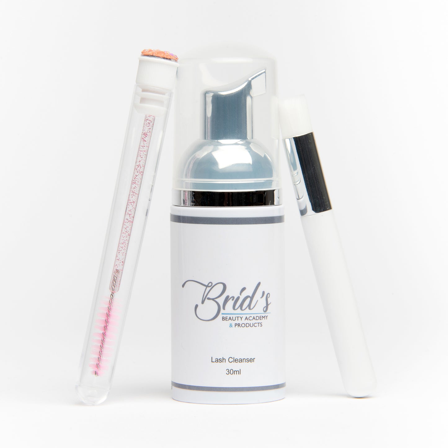 Lash Cleaning Foam with soft bristle brush and wand