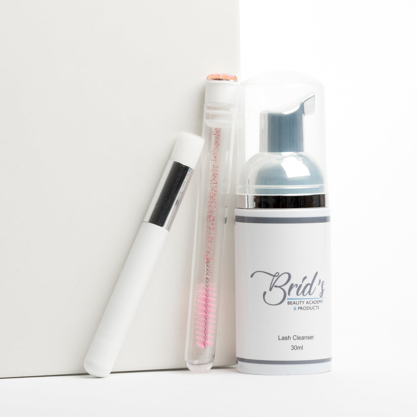 Lash Cleaning Foam with soft bristle brush and wand